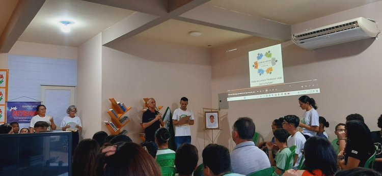 EVENTO DE INAUGURAÇÃO DA BIBLIOTECA ALCAP - PROF TANINHO